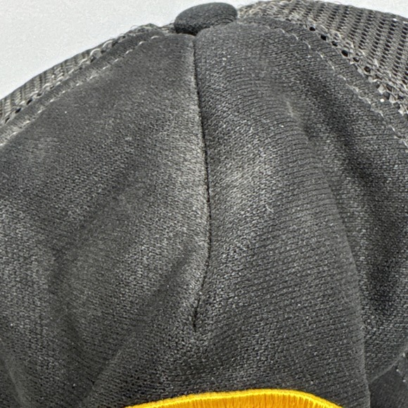 NRA Hat Mesh Snapback Trucker Black Gold Leaf  Emblem Cap Made in USA embroider - Picture 5 of 12